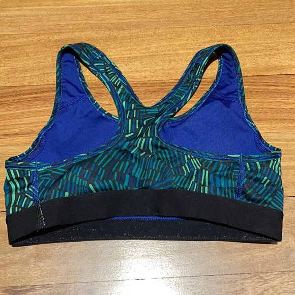 EUC Green & Blue Nike Pro Dri Fit Sports Bra - Picture 4 of 7
